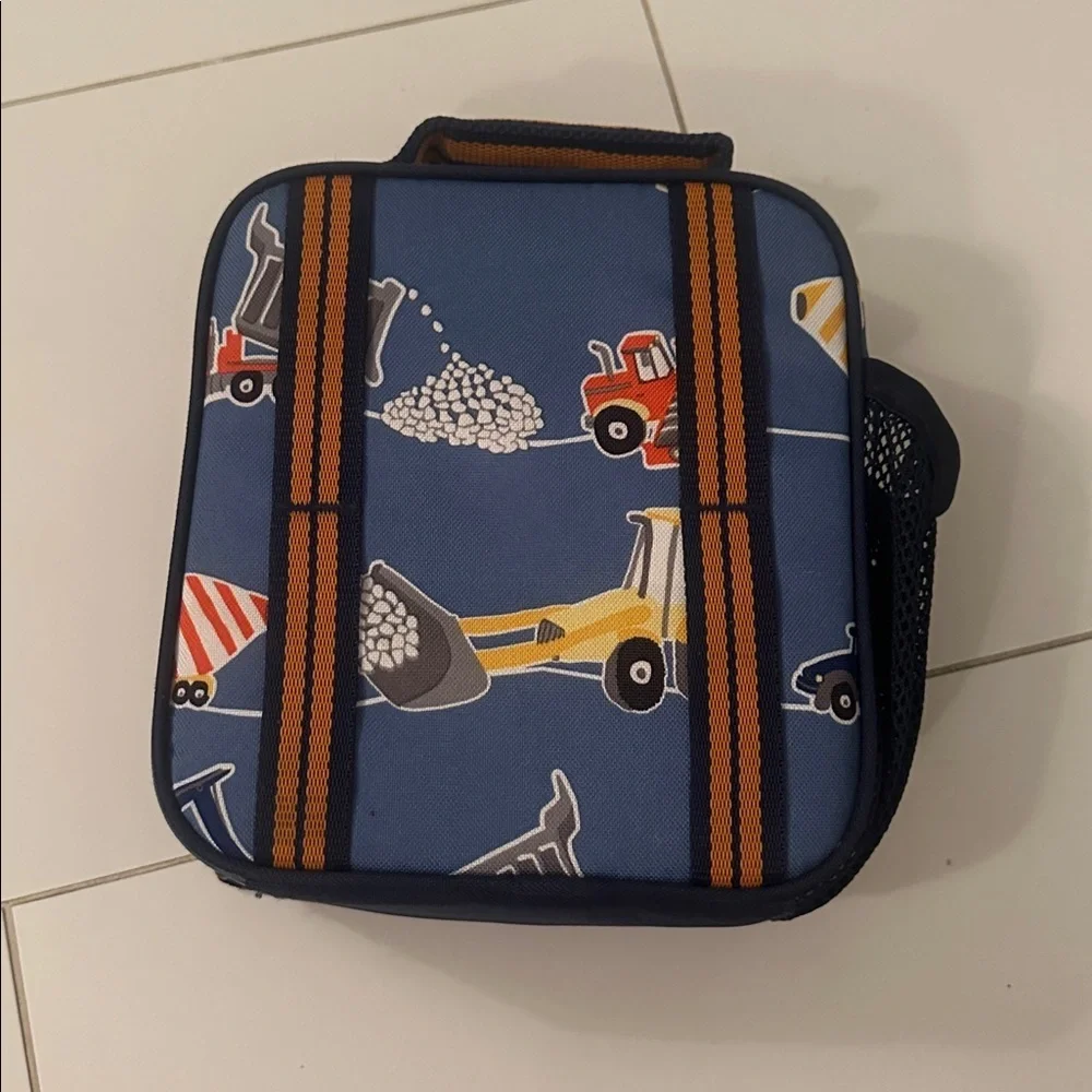 Pottery barn Kids Construction Vehicle Lunch Bag